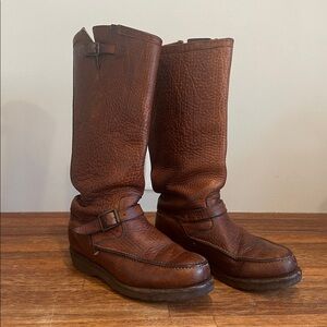 CHIPPEWA Full Leather Snake/Hunting Boots, Sz 10 1/2B